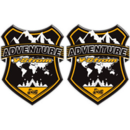 Suzuki V Strom Adventure Badge Style 3 Stickers Decals - DecalsHouse