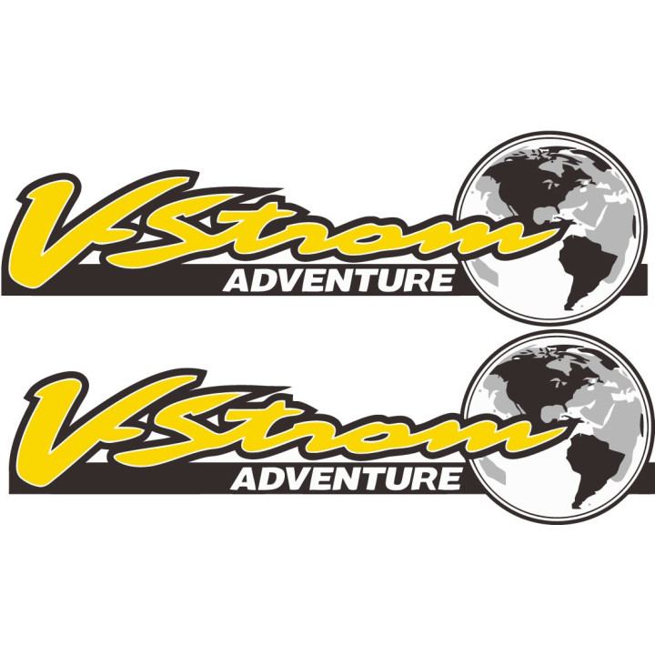 Suzuki V Strom Adventure Style 3 Stickers Decals - DecalsHouse