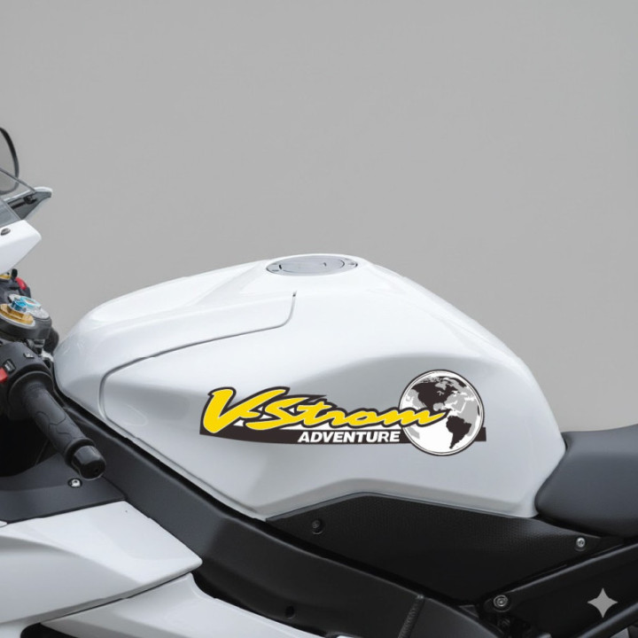 Suzuki V Strom Adventure Style 6 Stickers Decals - DecalsHouse
