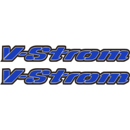 Suzuki V Strom Blue Stickers Decals - DecalsHouse