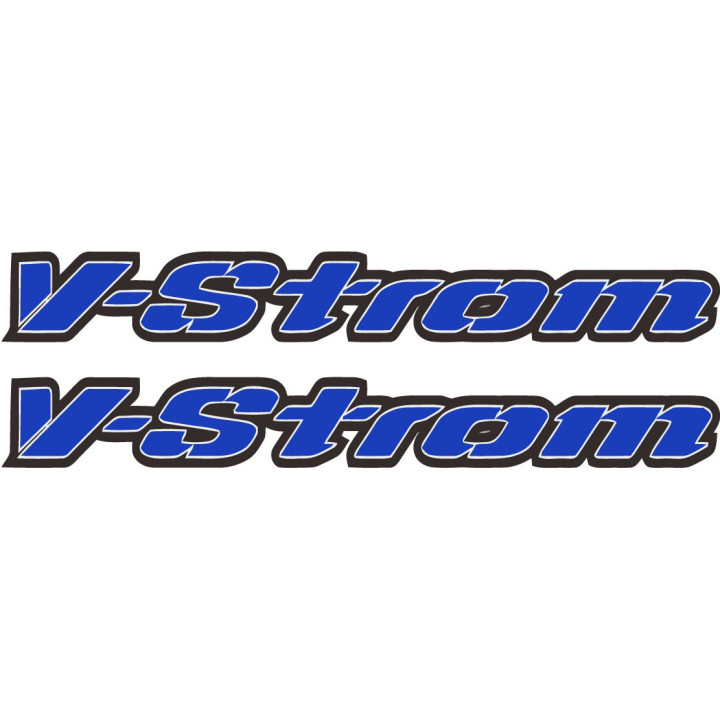 Suzuki V Strom Blue Stickers Decals - DecalsHouse