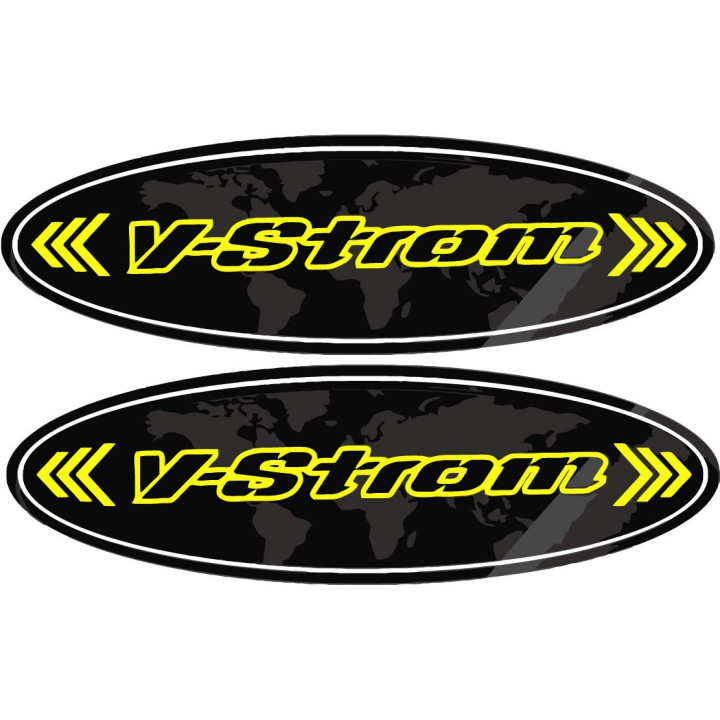 Suzuki V Strom Oval Logo Stickers Decals - DecalsHouse