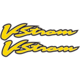 Suzuki V Strom Yellow Stickers Decals - DecalsHouse