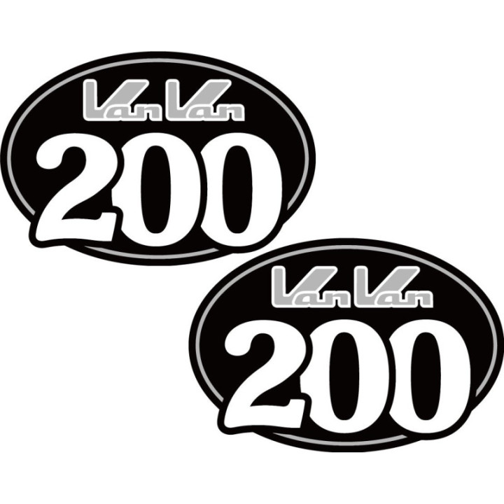 Suzuki VanVan 200 Dual Sport Stickers – RV200 Decals (2-Pack)