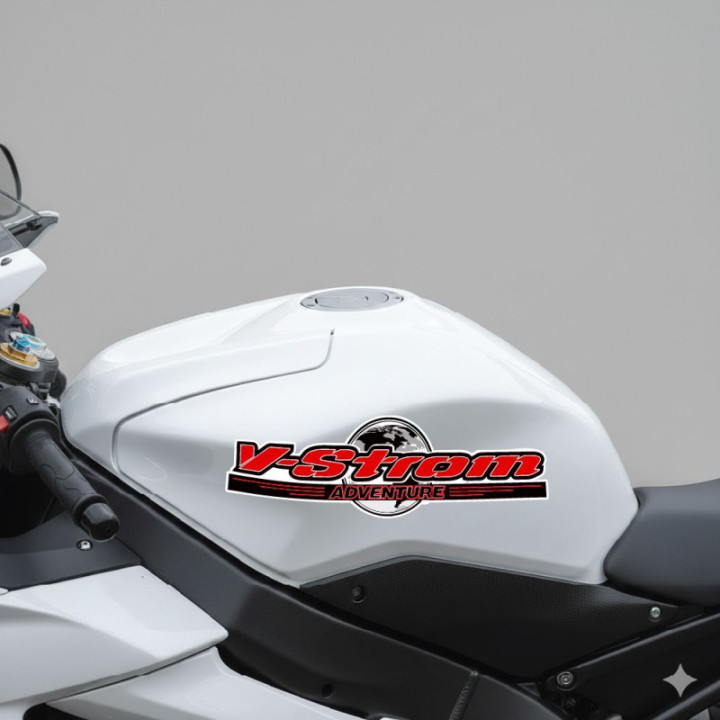 Suzuki Vstrom Adventure Style 3 Stickers Decals - DecalsHouse