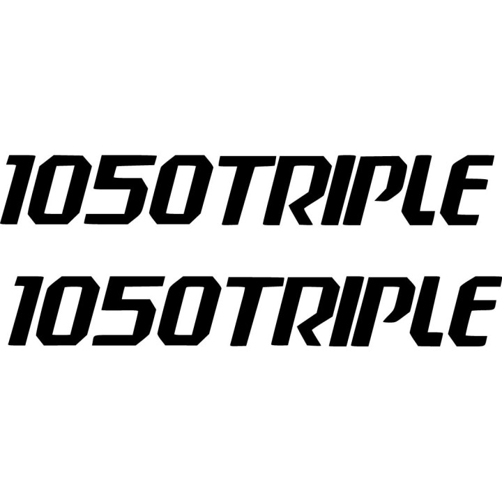 Triumph Speed Triple 1050 Stickers – Naked Bike Motorcycle Decals (2-Pack)