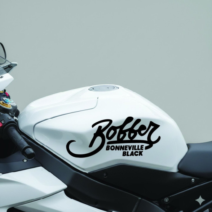 Triumph Bonneville Bobber Back Die Cut Stickers Decals - DecalsHouse