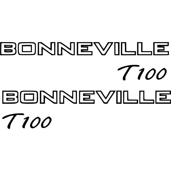 Triumph Bonneville Stickers – Classic Café Racer Motorcycle Decals (2-Pack)