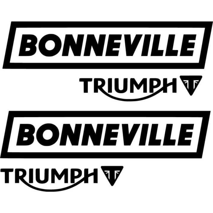 Triumph Bonneville Stickers – T100 T120 Classic Motorcycle Decals (2-Pack)