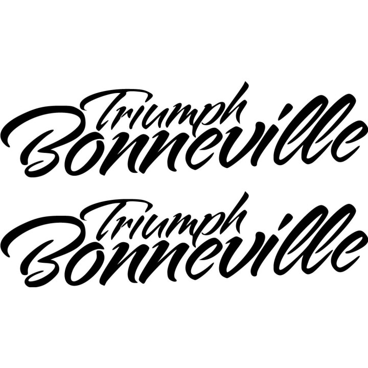 Triumph Bonneville Die Cut Style 2 Stickers Decals - DecalsHouse