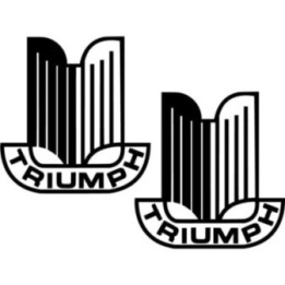 Triumph Logo Die Cut Style 2 Stickers Decals - DecalsHouse