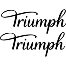 Triumph Logo Die Cut Style 3 Stickers Decals - DecalsHouse
