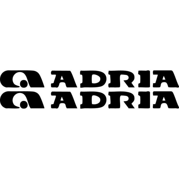 Adria Caravan Stickers – Motorhome Campervan Vinyl Decals (2-Pack)