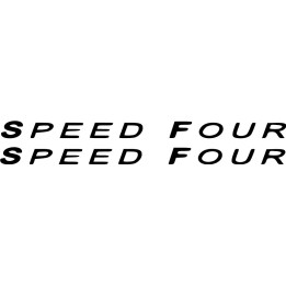 Triumph Speed Four Die Cut Stickers Decals - DecalsHouse