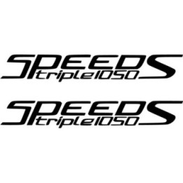 Triumph Speed Triple 1050 Die Cut Stickers Decals - DecalsHouse