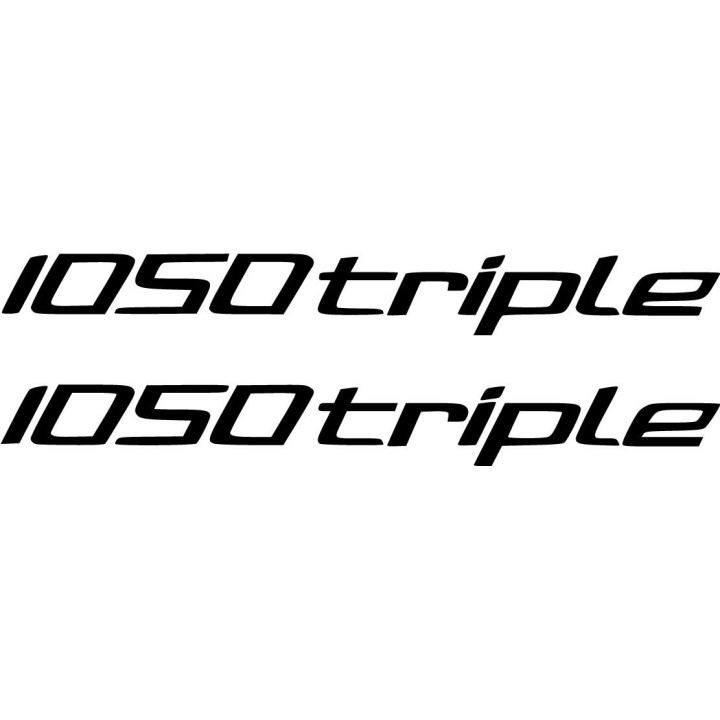 Triumph Speed Triple 1050 Naked Bike Stickers – Motorcycle Decals (2-Pack)