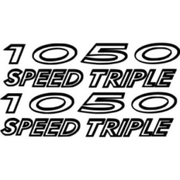 Triumph Speed Triple 1050 Die Cut Style 3 Stickers Decals - DecalsHouse