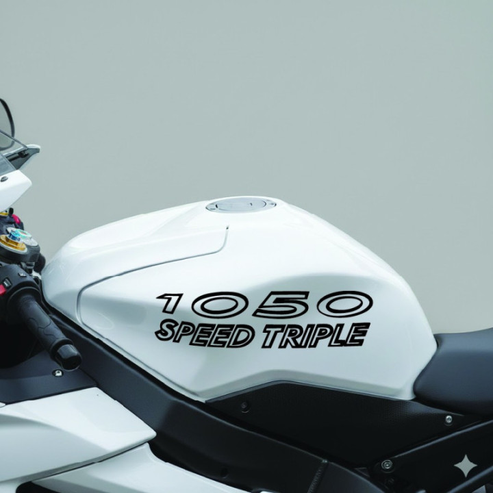 Triumph Speed Triple 1050 Die Cut Style 3 Stickers Decals - DecalsHouse