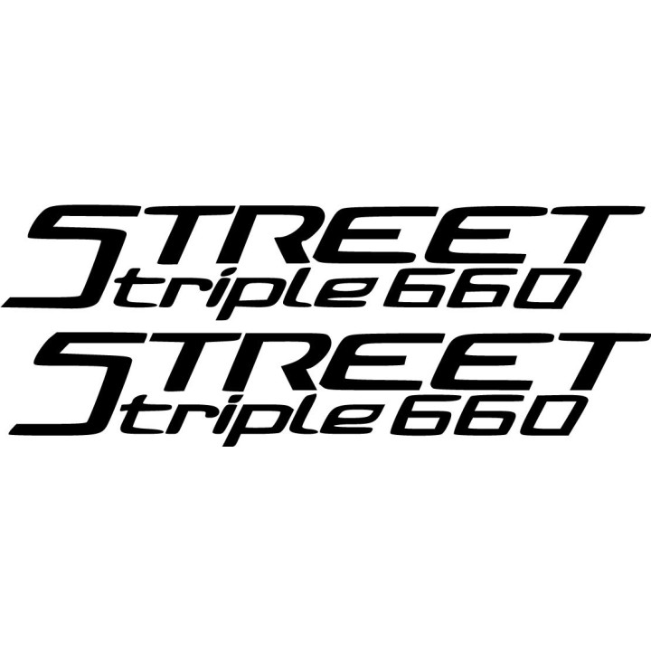 Triumph Street Triple 660 Die Cut Stickers Decals - DecalsHouse