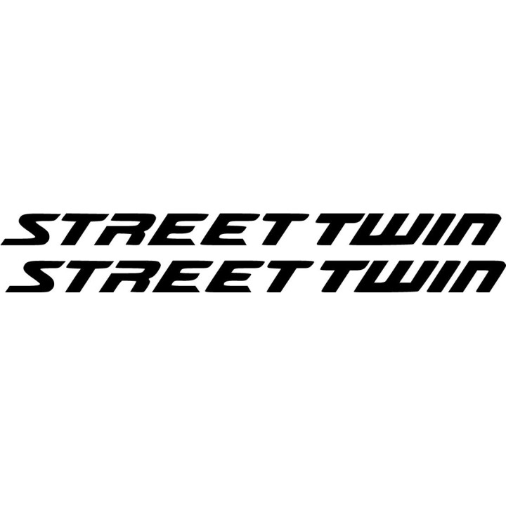 Triumph Street Twin Die Cut Style 2 Stickers Decals - DecalsHouse