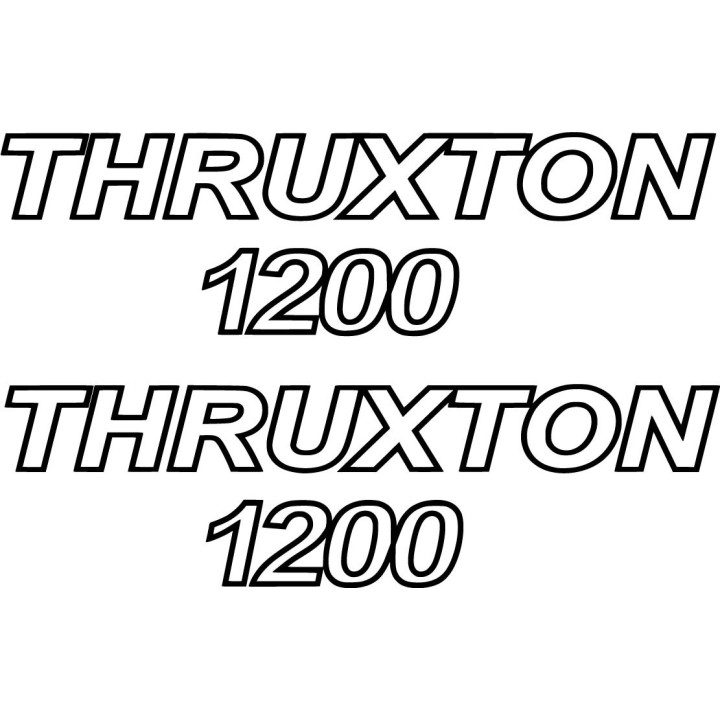 Triumph Thruxton 1200 Die Cut Outline Stickers Decals - DecalsHouse