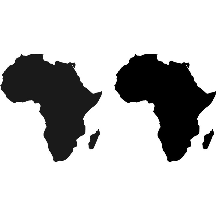 Buy Afrika Map Sticker Online