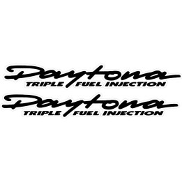 Triumph Daytona Triple Fuel Injection Stickers Decals - DecalsHouse
