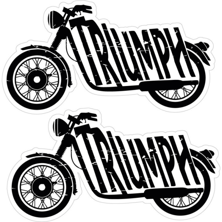 Triumph Logo Bik Stickers Decals - DecalsHouse