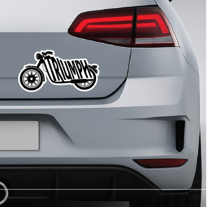 Triumph Logo Bik Stickers Decals - DecalsHouse