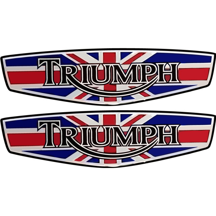 Triumph Stickers Style 18 – Bonneville Tiger Decals (2-Pack)