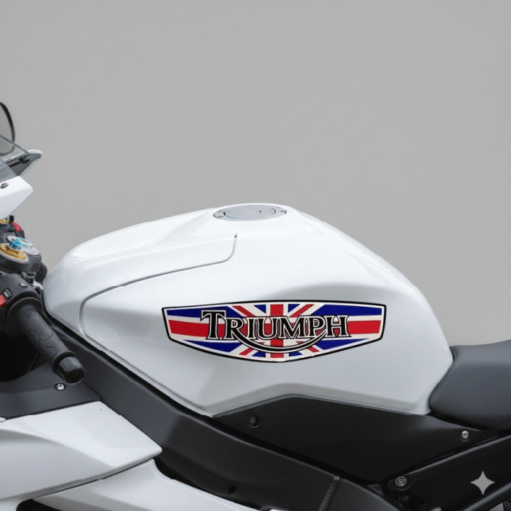 Triumph Stickers Style 18 – Bonneville Tiger Decals (2-Pack)