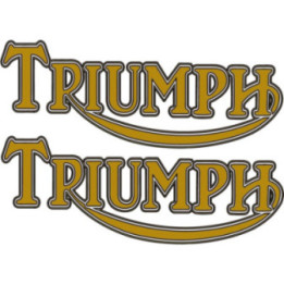 Triumph Logo Style 4 Stickers Decals – High-Quality Vinyl Decals (2×)