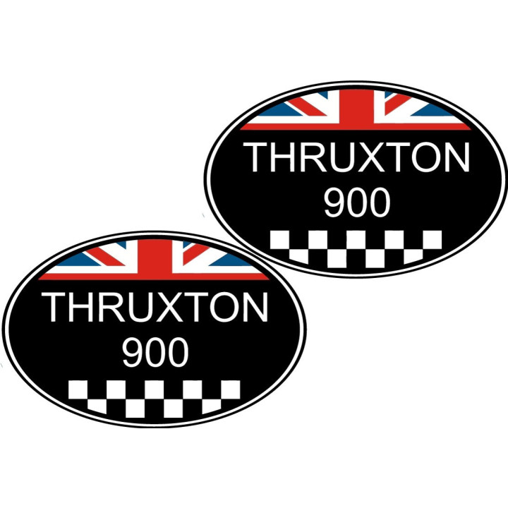 Triumph Thruxton 900 Café Racer Stickers – Motorcycle Decals (2-Pack)
