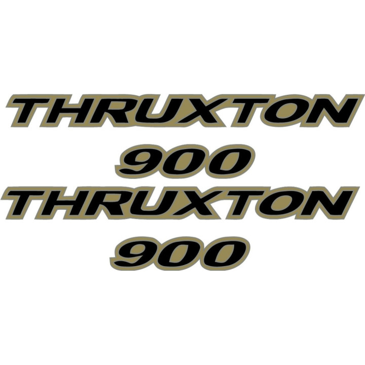Triumph Thruxton 900 Café Racer Stickers – Decals (2-Pack)