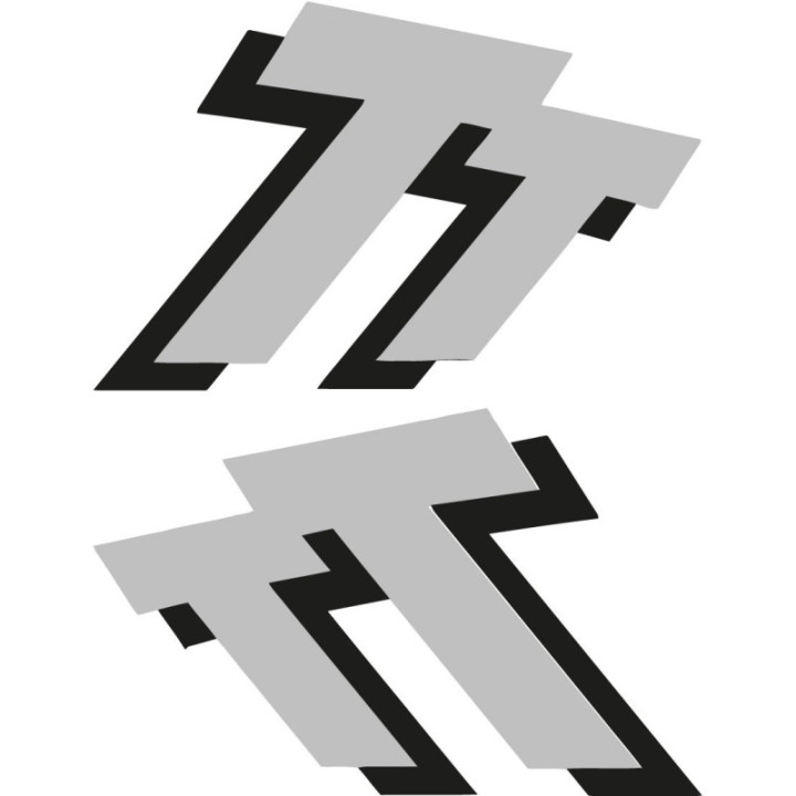 Triumph TT Stickers – TT600 Classic Motorcycle Decals (2-Pack)