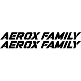Yamaha Aerox Family Die Cut Stickers Decals - DecalsHouse