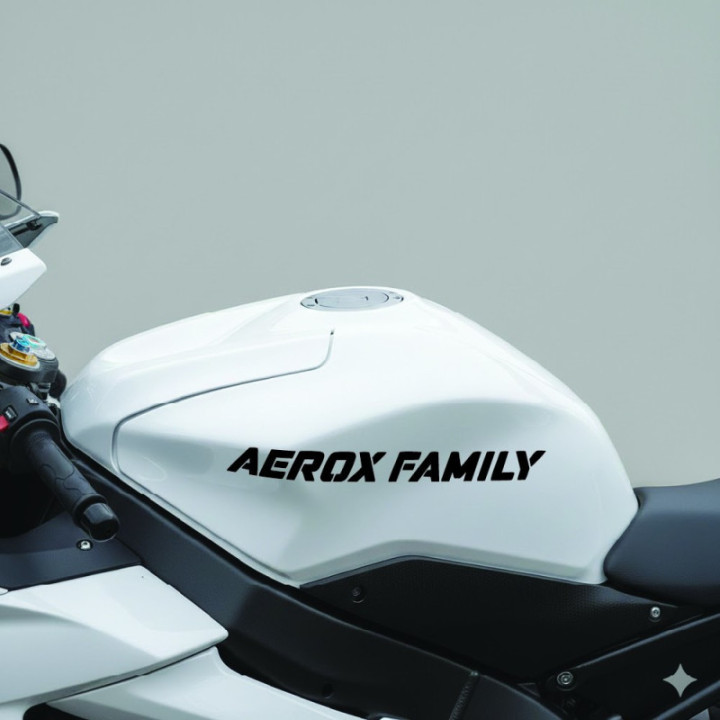 Yamaha Aerox Family Die Cut Stickers Decals - DecalsHouse