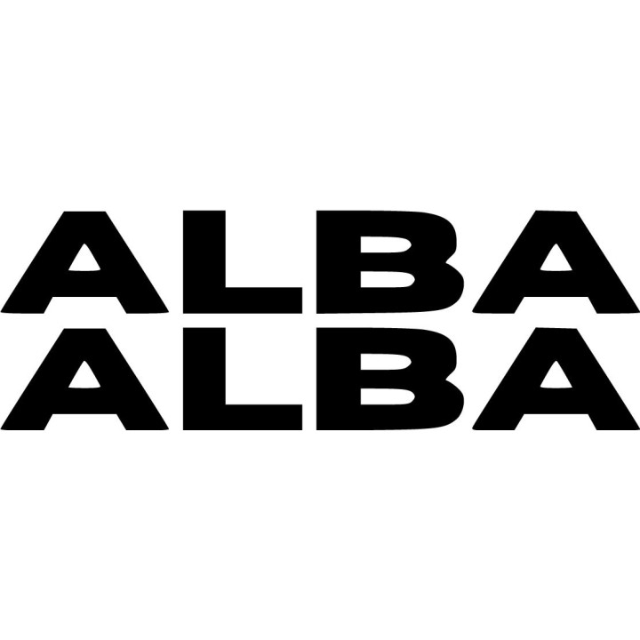 Yamaha Alba Die Cut Stickers Decals - DecalsHouse