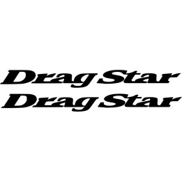 Yamaha Drag Star Die Cut Stickers Decals - DecalsHouse