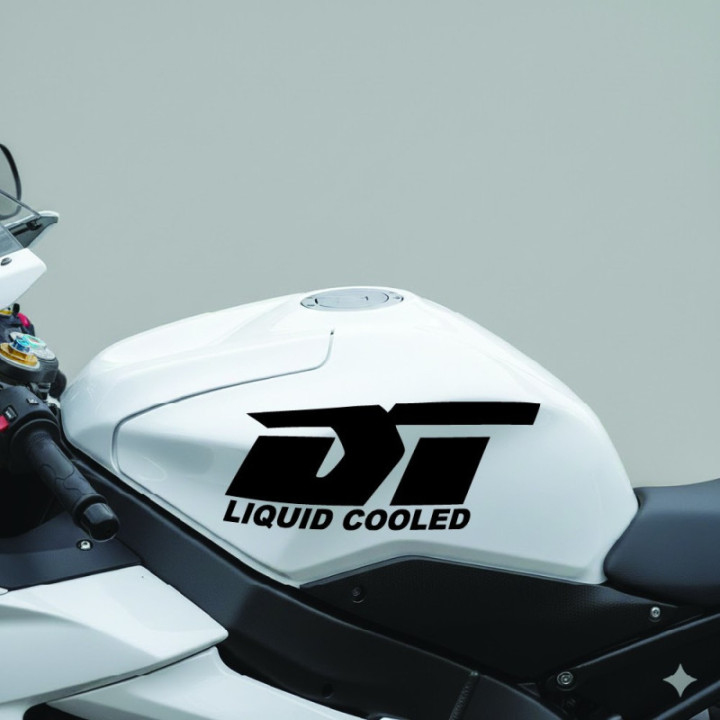 Yamaha Dt Liquid Cooled Die Cut Stickers Decals - DecalsHouse