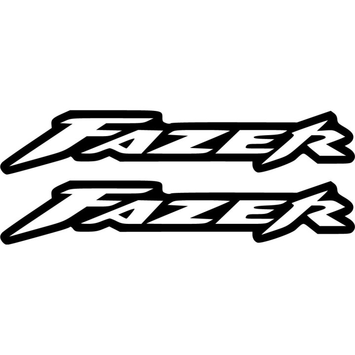 Yamaha Fazer Die Cut Outline Stickers Decals - DecalsHouse