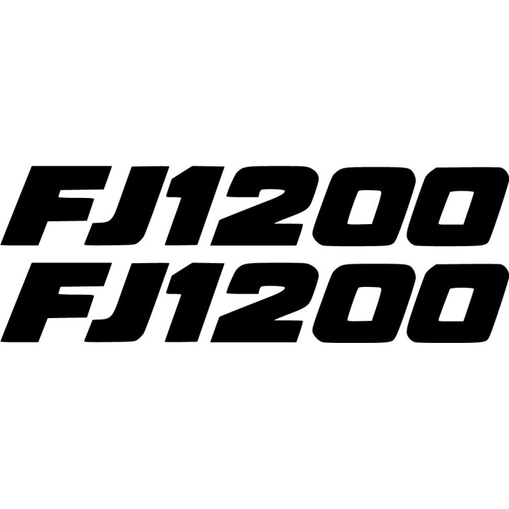 Yamaha Fj 1200 Die Cut Stickers Decals - DecalsHouse