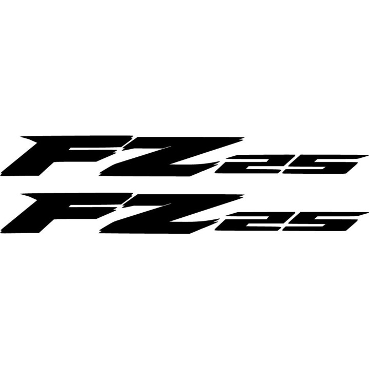 Yamaha Fz 25 Die Cut Style 3 Stickers Decals - DecalsHouse