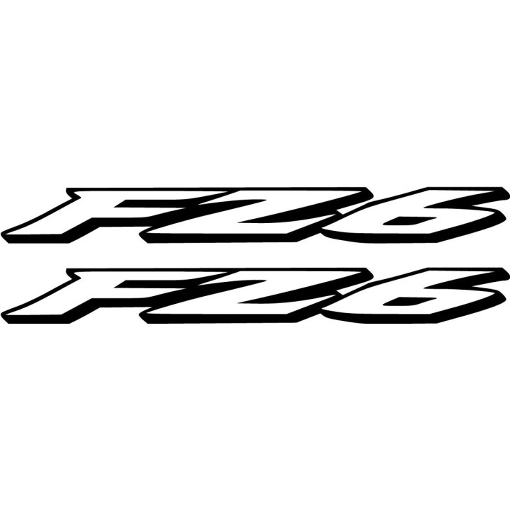 Yamaha Fz 6 Die Cut Style 3 Stickers Decals - DecalsHouse