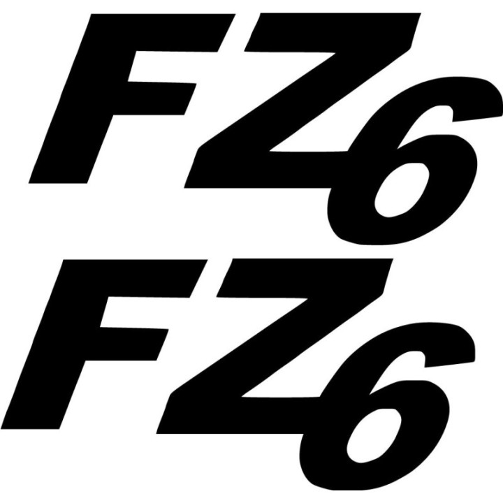 Yamaha Fz 6 Die Cut Style 5 Stickers Decals - DecalsHouse