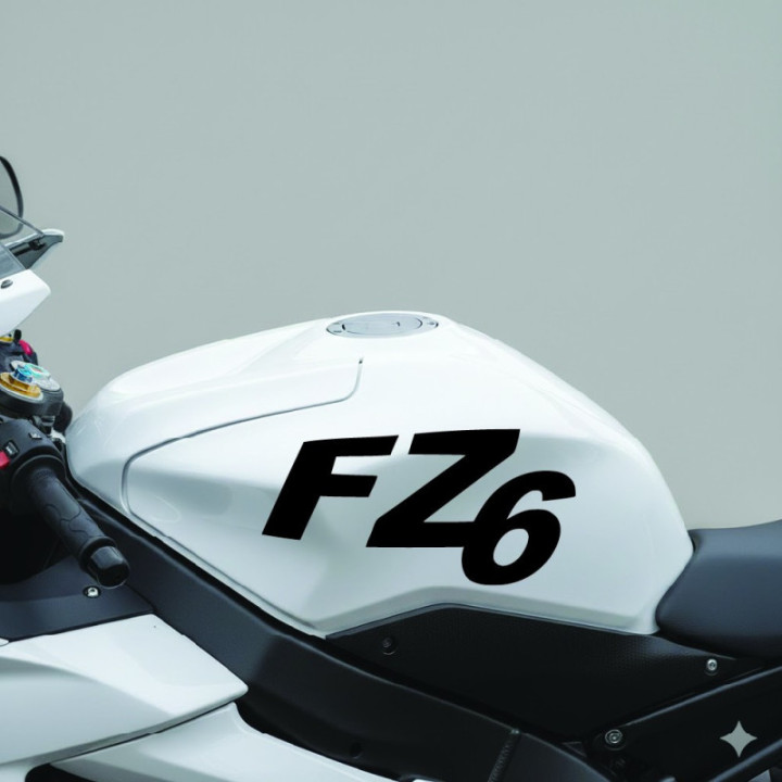 Yamaha Fz 6 Die Cut Style 5 Stickers Decals - DecalsHouse