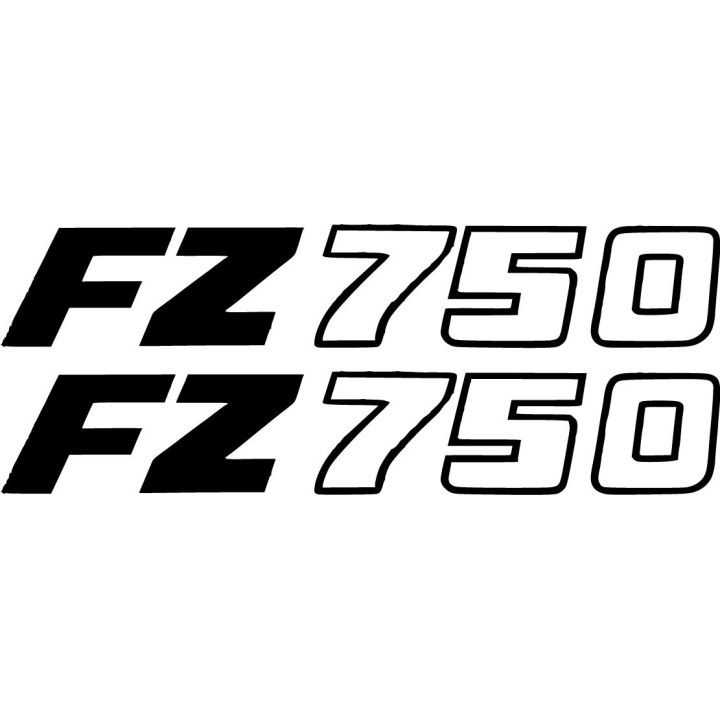 Yamaha Fz 750 Die Cut Stickers Decals - DecalsHouse