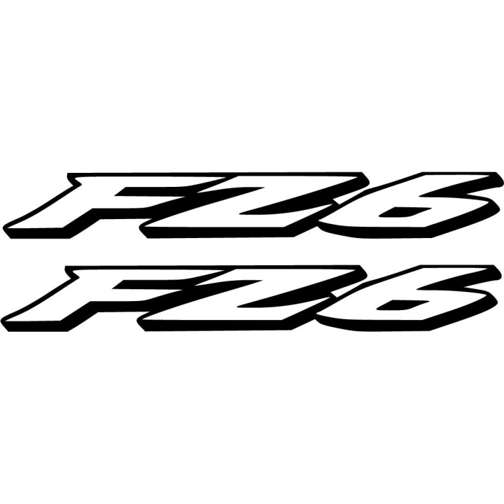 Yamaha Fz6 Die Cut Style 3 Stickers Decals - DecalsHouse