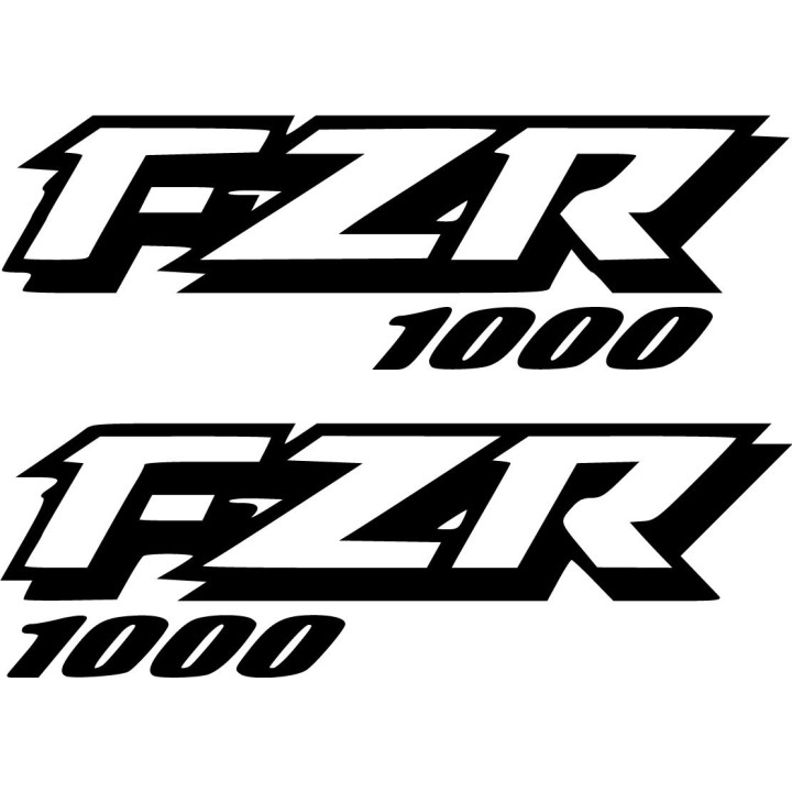 Yamaha Fzr 1000 Die Cut Style 2 Stickers Decals - DecalsHouse