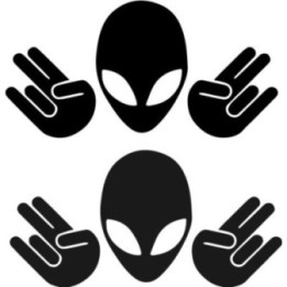 Buy Alien Shocker Jdm Decal Sticker Online